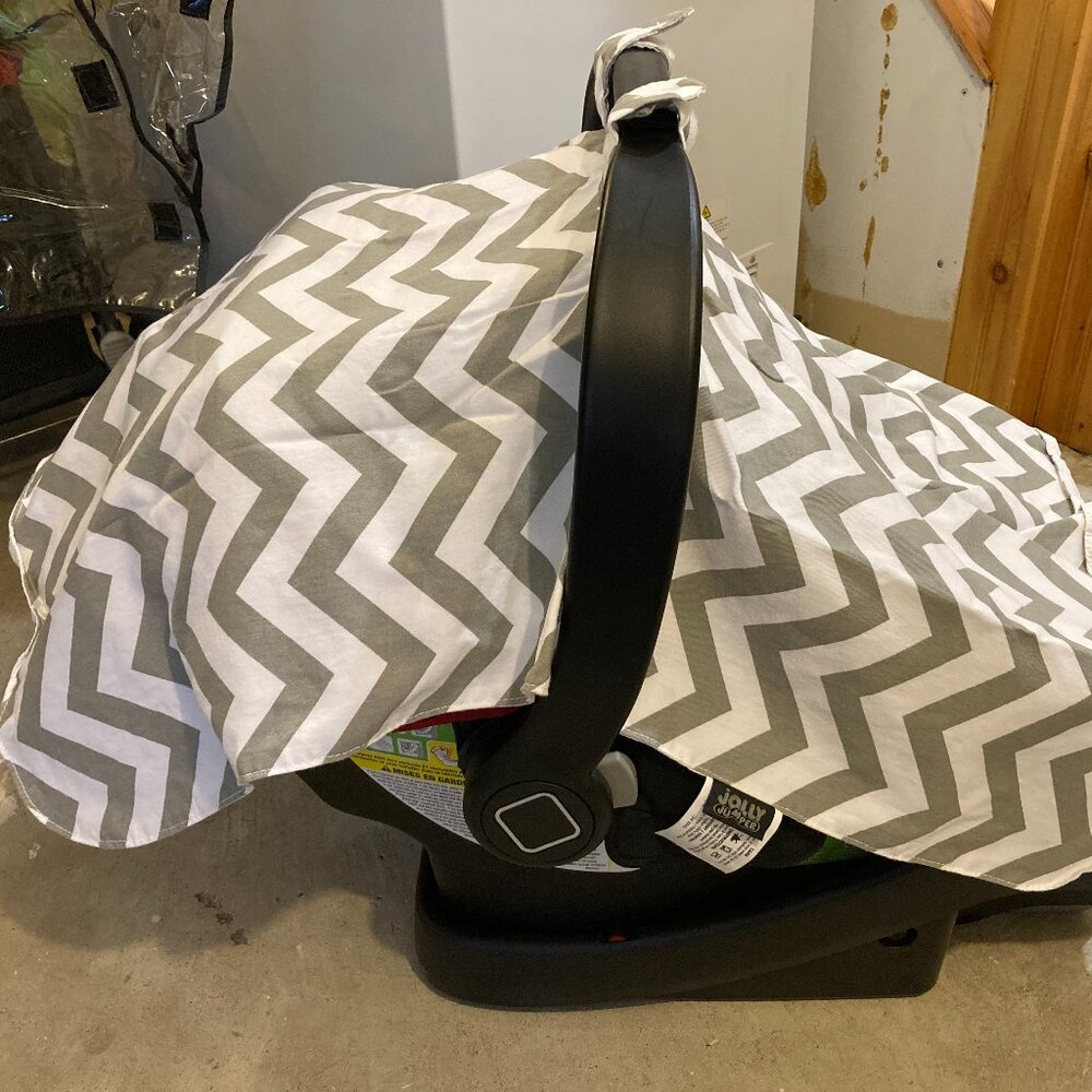 Jolly Jumper Chevron Car Seat Cover